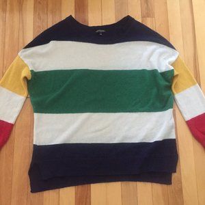 Hudson's Bay Striped Cashmere Sweater